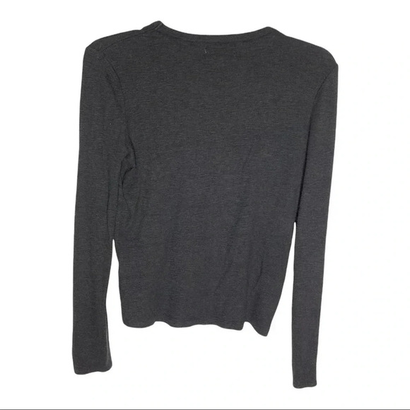 Madewell black top button sleeve size xs - Picture 2 of 5